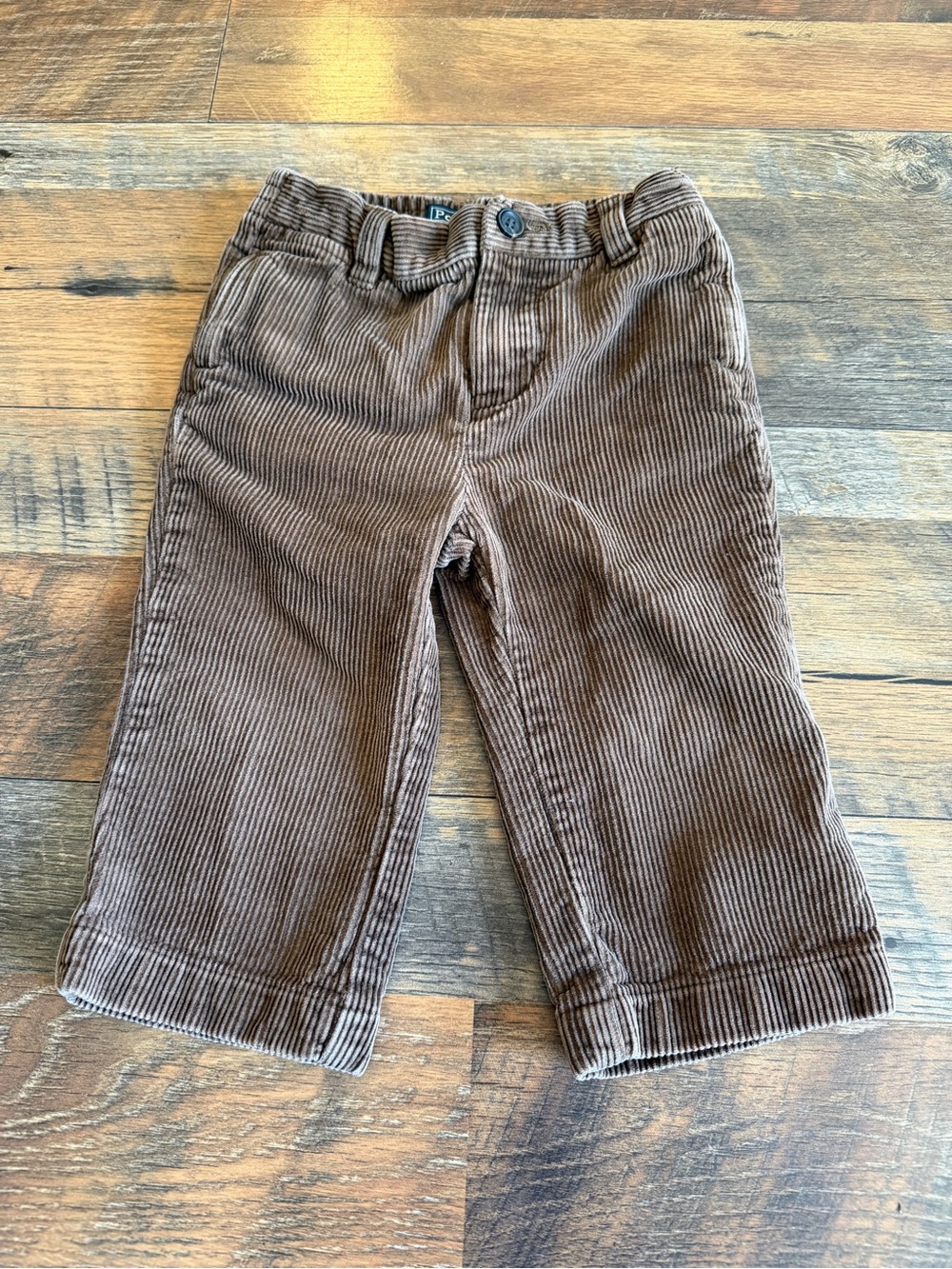 Polo Ralph Lauren Boys Vintage Brown Corduroy Pants 18M Preppy Family Pictures